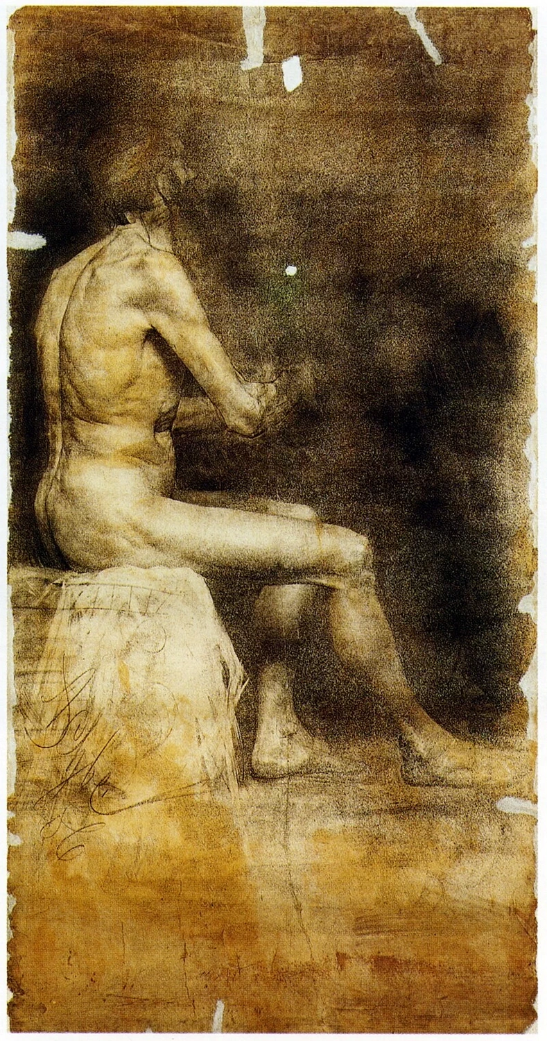 Studio di un uomo nudo
